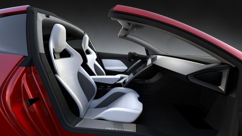 Illustration for article titled El
interior del próximo Tesla es tan minimalista que parece sacado de Star Trek